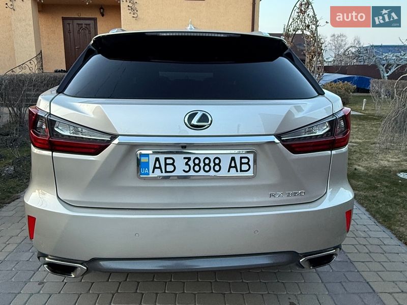 Внедорожник / Кроссовер Lexus RX 2017 в Бершади фото 4 Внедорожник / Кроссовер Lexus RX 2017 в Бершади