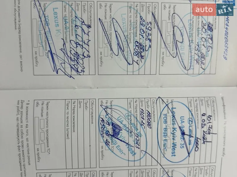 Внедорожник / Кроссовер Lexus RX 2019 в Полтаве документ 2 фото Внедорожник / Кроссовер Lexus RX 2019 в Полтаве документ