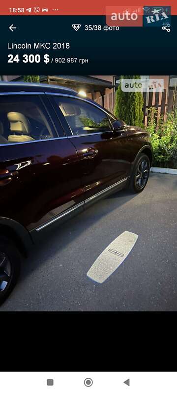 Внедорожник / Кроссовер Lincoln MKC 2018 в Киеве фото 29 Внедорожник / Кроссовер Lincoln MKC 2018 в Киеве