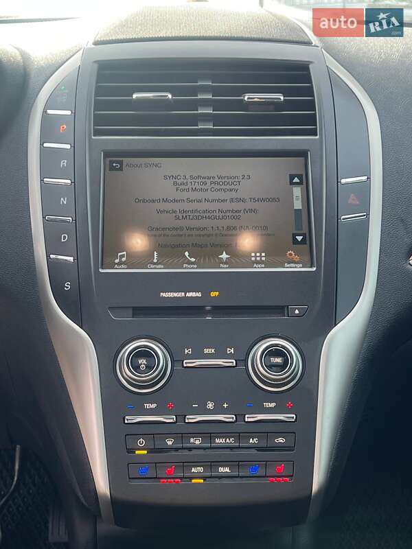 Внедорожник / Кроссовер Lincoln MKC 2015 в Одессе фото 33 Внедорожник / Кроссовер Lincoln MKC 2015 в Одессе