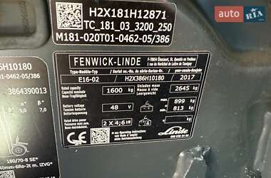 Вилочний навантажувач Linde E16C 2017 в 