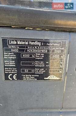 Вилочный погрузчик Linde H 40D 2005 в 