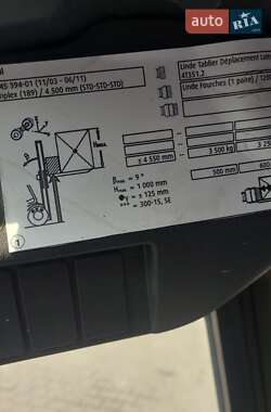 Вилочный погрузчик Linde H 45 2008 в 