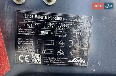 Вилочний навантажувач Linde H16Т 2010 в 