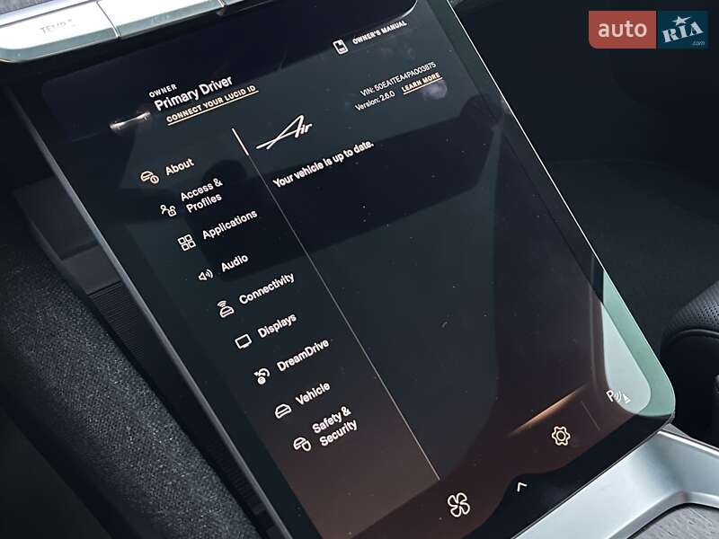 Седан Lucid Air 2023 в Киеве фото 27 Седан Lucid Air 2023 в Киеве