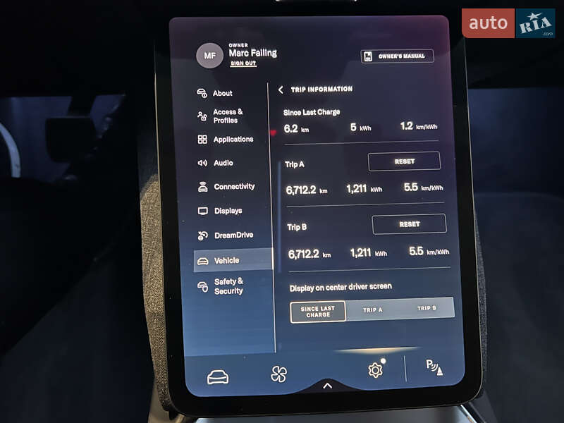 Седан Lucid Air 2022 в Києві
