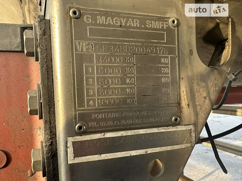 Цистерна полуприцеп Magyar SR34BT 2003 в Кременчуге