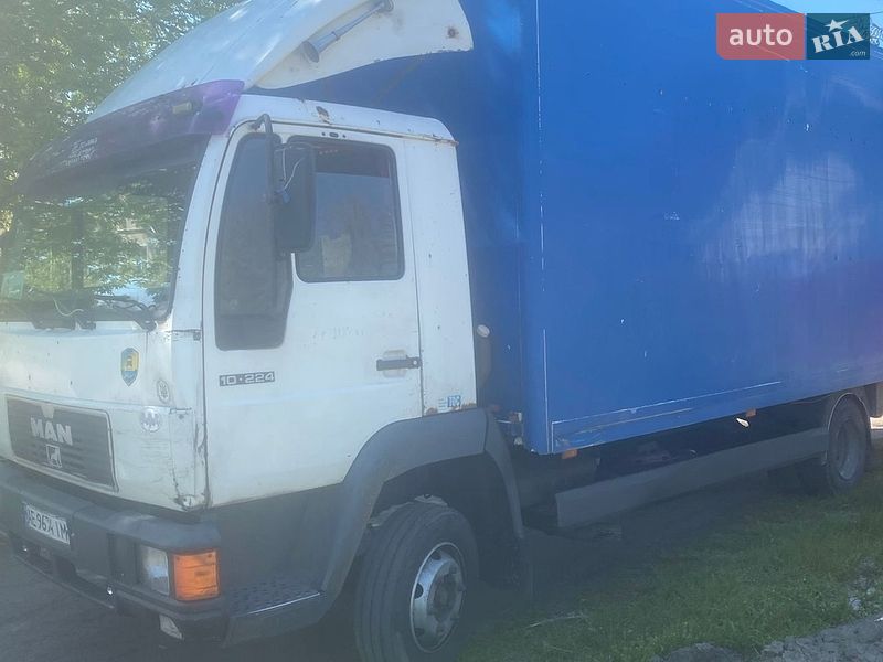 Грузовой фургон MAN 10.224 2000 в Новомосковске
