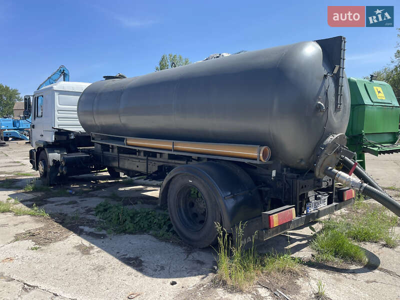 Машина ассенизатор (вакуумная) MAN 18.225 2004 в Пирятине фото 4 Машина ассенизатор (вакуумная) MAN 18.225 2004 в Пирятине