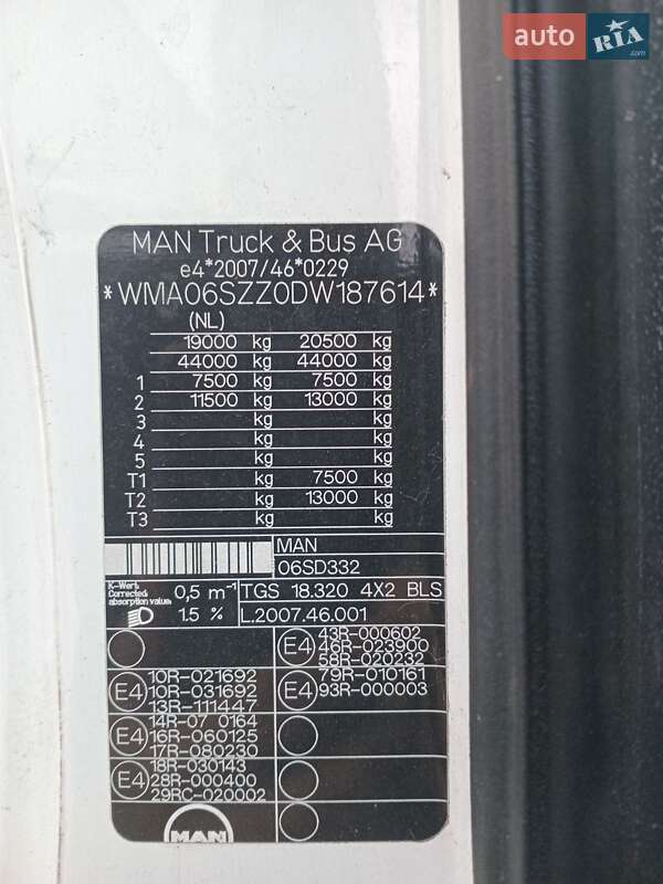 Тягач MAN 18.320 2013 в Запоріжжі