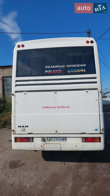 Туристичний / Міжміський автобус MAN A03 1997 в Володимирі фото 4 Туристичний / Міжміський автобус MAN A03 1997 в Володимирі