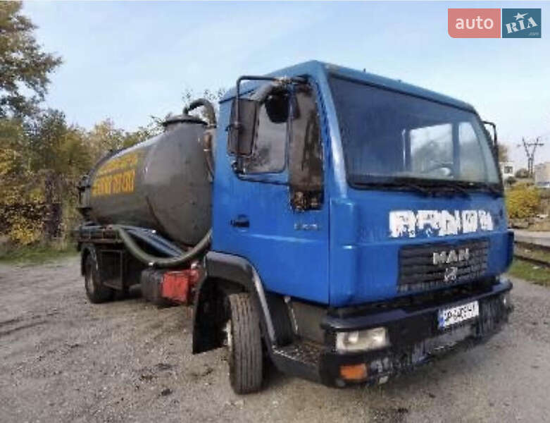 Машина ассенизатор (вакуумная) MAN L 2000 2005 в Запорожье