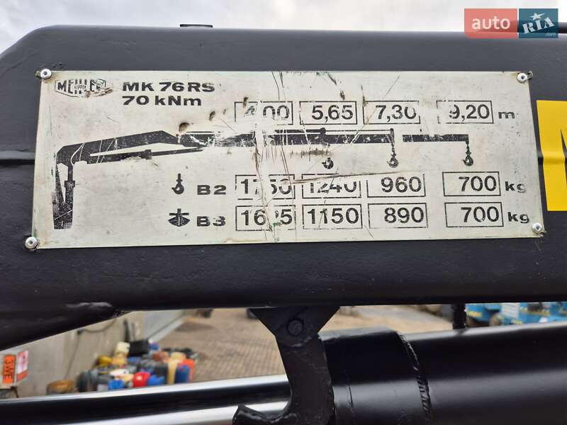 Кран-маніпулятор MAN LE 12.225 2004 в Бучачі фото 18 Кран-маніпулятор MAN LE 12.225 2004 в Бучачі