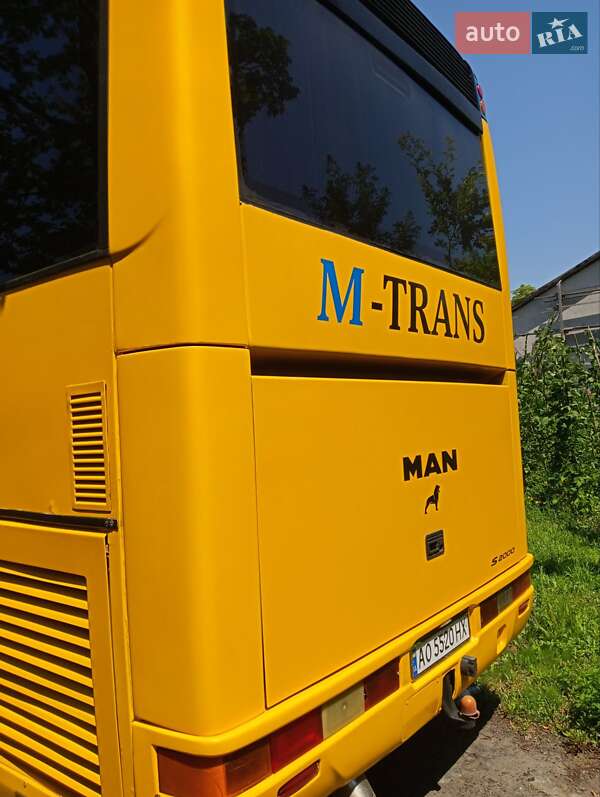 Туристический / Междугородний автобус MAN S 2000 2003 в Иршаве
