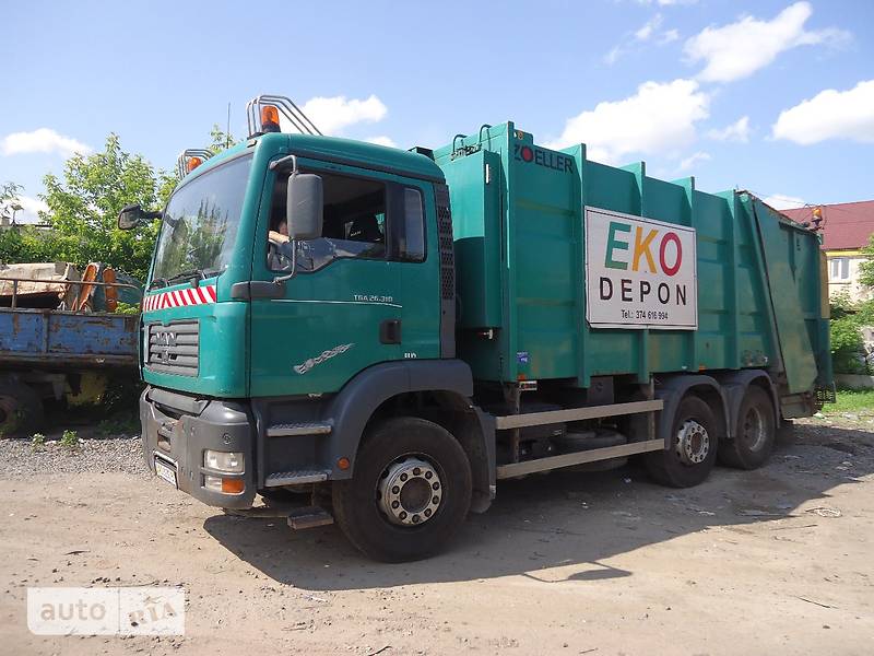 Мусоровоз MAN TGA 2004 в Киеве