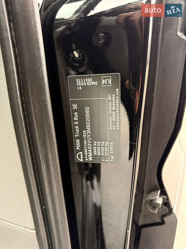 Грузовой фургон MAN TGE 2021 в Бердичеве