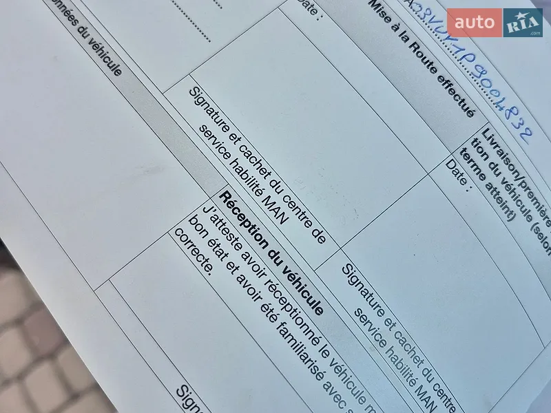 Грузовой фургон MAN TGE 2022 в Дубно документ