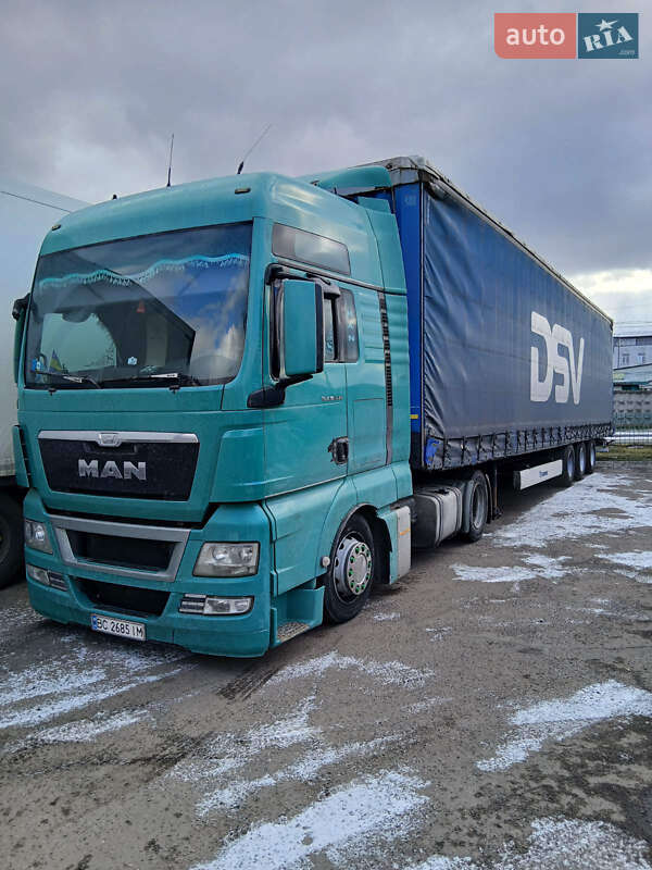 Тентований MAN TGX 18.440 2013 в Шептицькому
