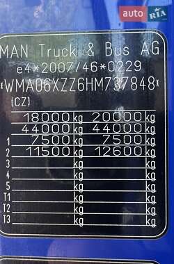 Тягач MAN TGX 18.500 2017 в 