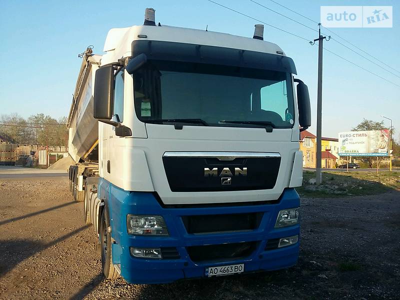 Самосвал MAN TGX 2011 в Иршаве