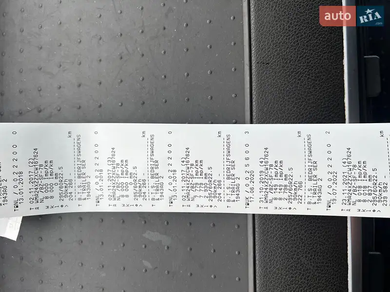 Тягач MAN TGX 2012 в Одессе документ 2 фото Тягач MAN TGX 2012 в Одессе документ