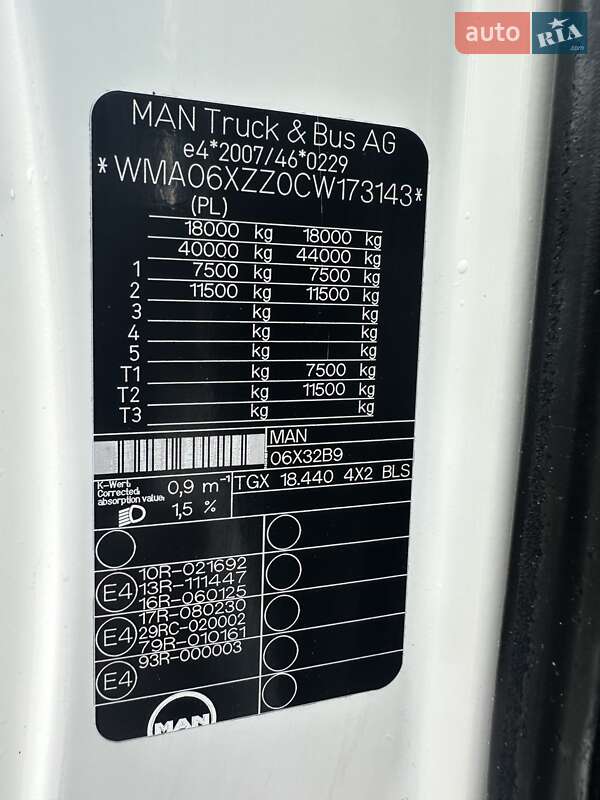 Тягач MAN TGX 2012 в Калуші