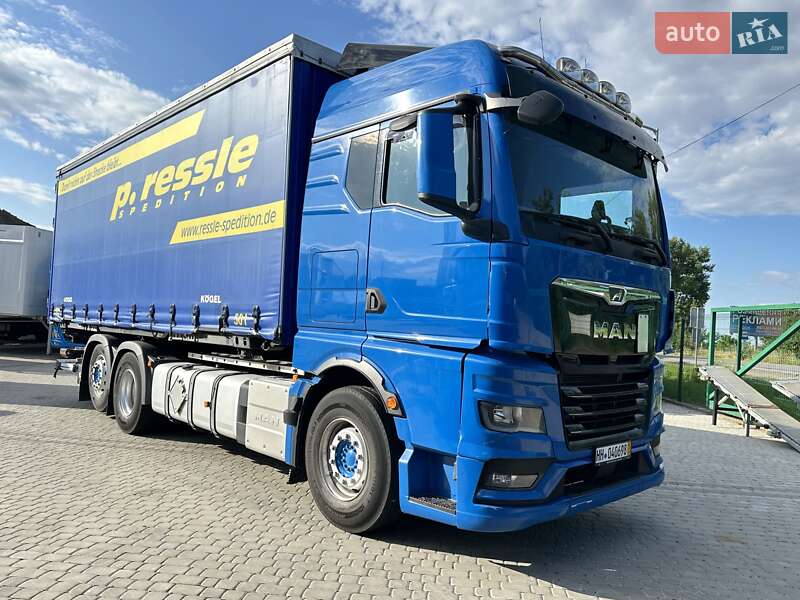 Контейнеровоз MAN TGX 2021 в Залещиках