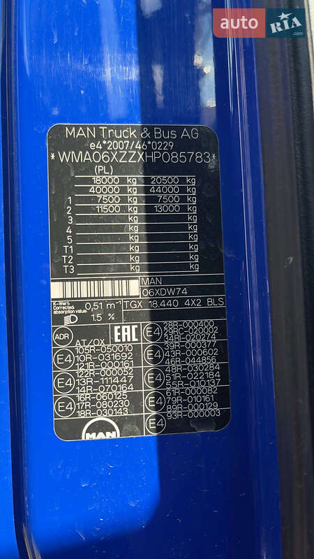 Тягач MAN TGX 2016 в Броварах фото 5 Тягач MAN TGX 2016 в Броварах