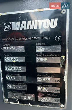 Телескопический погрузчик Manitou MLT 731T 2008 в 