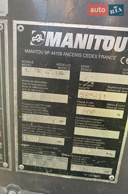 Колесный экскаватор Manitou MLT 735-120 LSU 2010 в 