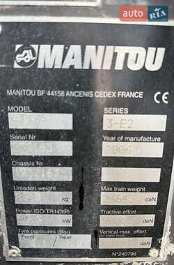Телескопический погрузчик Manitou MLT 845-120 LSU 2006 в 