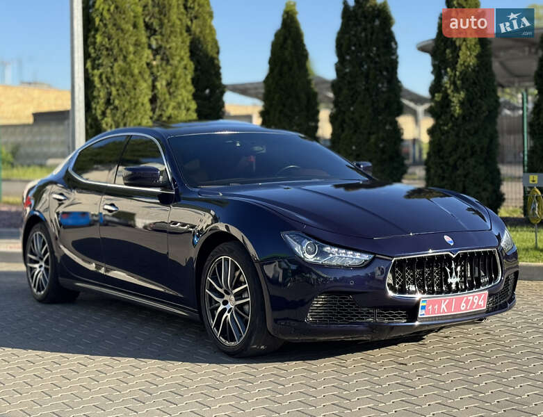 Седан Maserati Ghibli 2015 в Києві