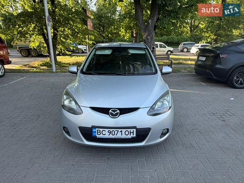 2008 Mazda 2, VIN JMZDE145200181559:plate — фото 1 (autoria)