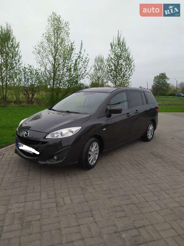 2011 Mazda 5, VIN JMZCWA9Y600128257:plate — фото 1 (autoria)