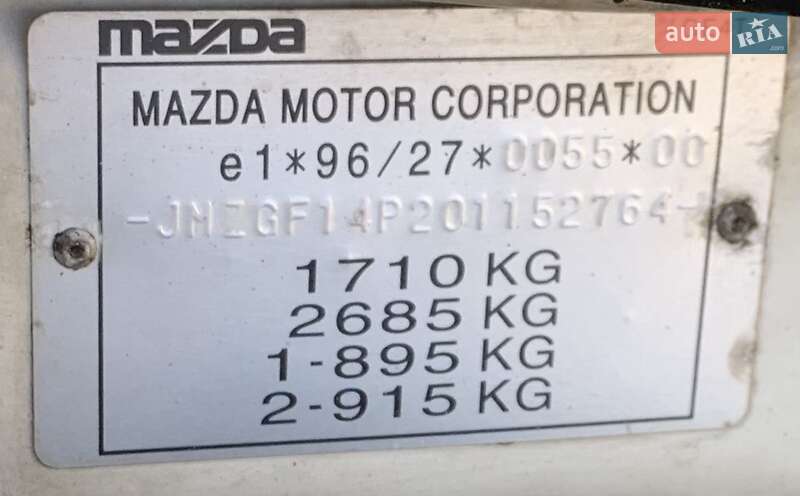 Хэтчбек Mazda 626 1998 в Рени