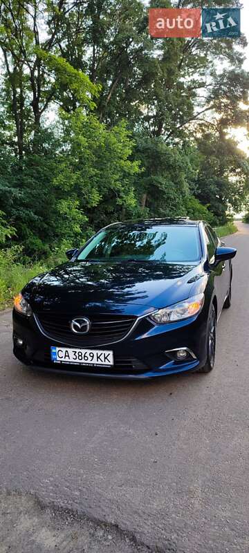 2014 Mazda 6, VIN JM1GJ1V50F1217153:plate — фото 1 (autoria)