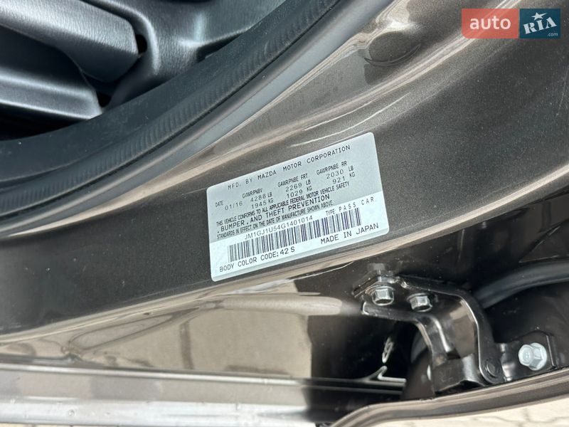 Седан Mazda 6 2016 в Вінниці