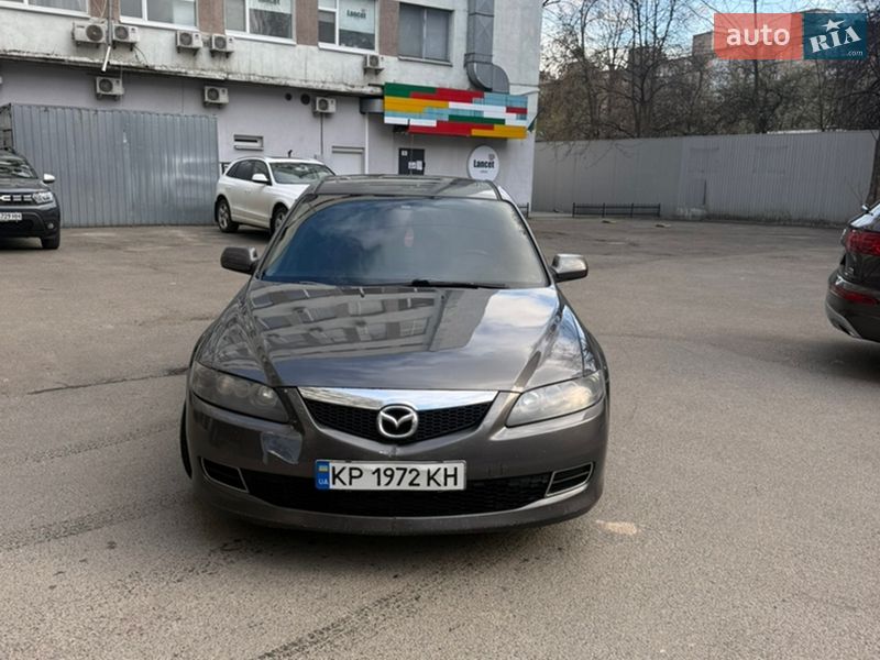 2007 Mazda 6, VIN JMZGG12F771685759:plate — zdjęcie 1 (autoria)