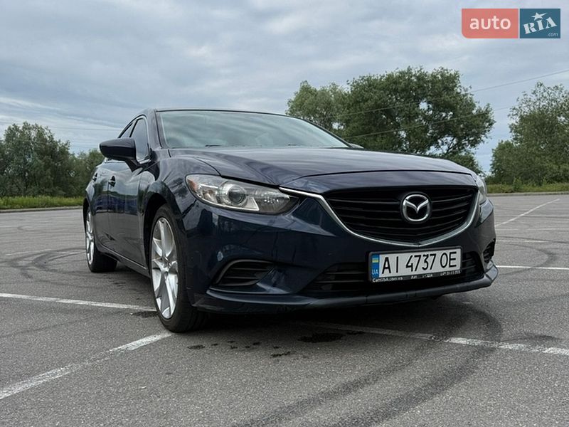 2015 Mazda 6, VIN JM1GJ1V54G1437185:plate — фото 1 (autoria)