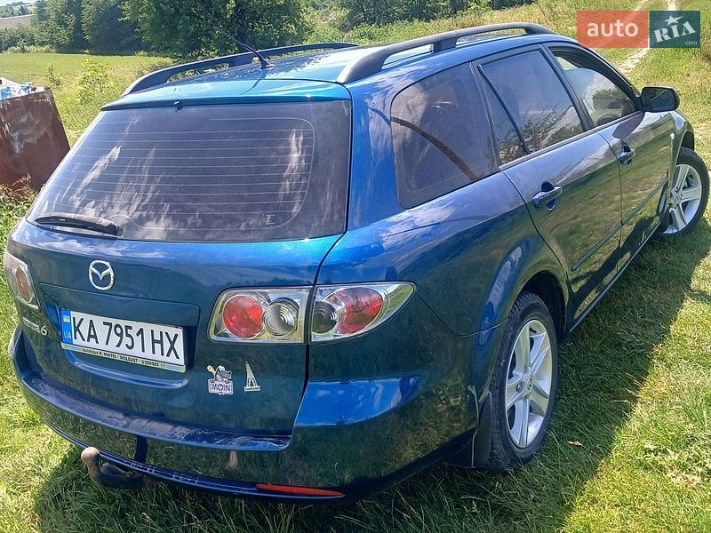 2006 Mazda 6, VIN JMZGY19F671450512:plate — фото 1 (autoria)