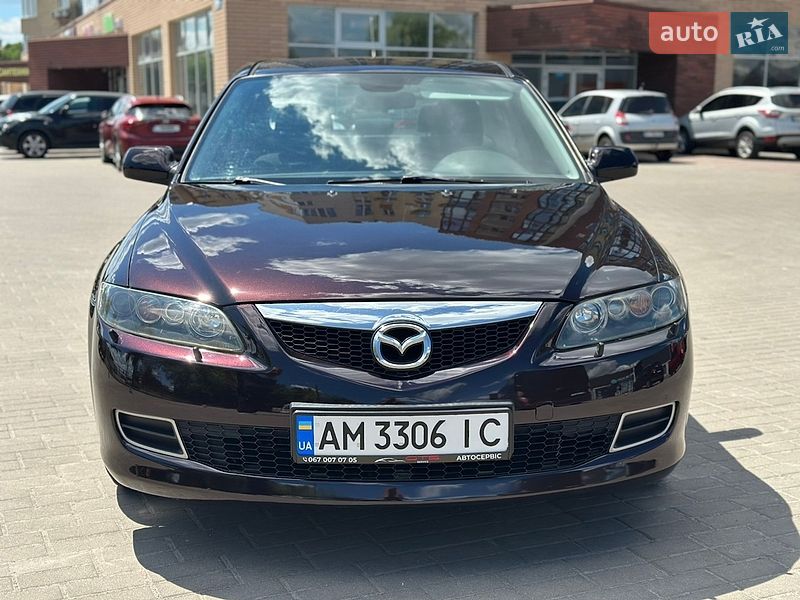 2006 Mazda 6, VIN JMZGG12F771682117:plate — фото 1 (autoria)