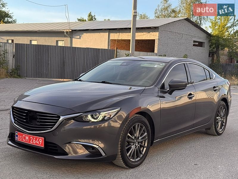 2016 Mazda 6, VIN JM1GL1V53H1141456:plate — фото 1 (autoria)