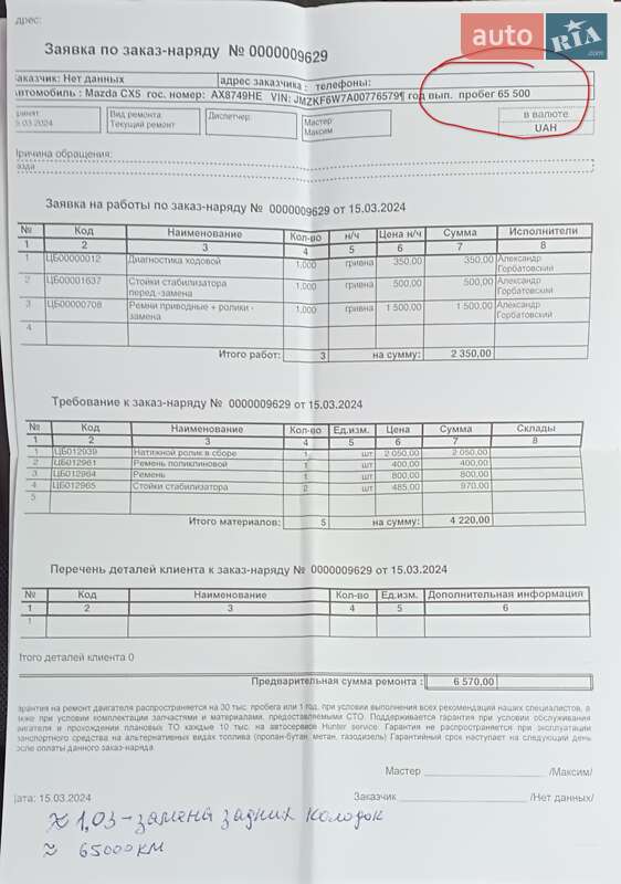 Внедорожник / Кроссовер Mazda CX-5 2018 в Харькове