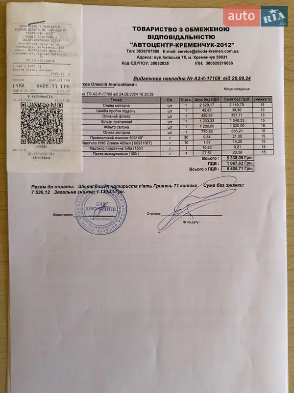 Внедорожник / Кроссовер Mazda CX-5 2021 в Кременчуге документ