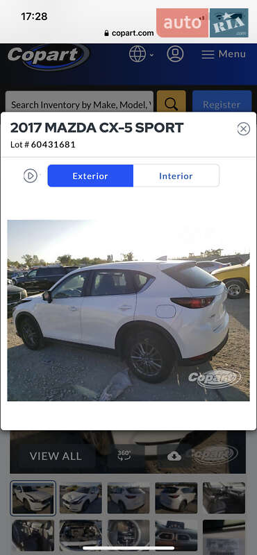 Внедорожник / Кроссовер Mazda CX-5 2017 в Украинке