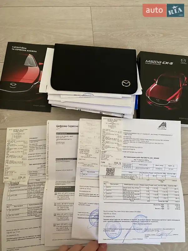 Внедорожник / Кроссовер Mazda CX-5 2018 в Киеве документ 2 фото Внедорожник / Кроссовер Mazda CX-5 2018 в Киеве документ