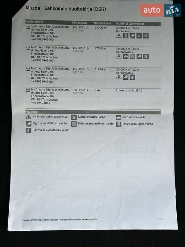 Внедорожник / Кроссовер Mazda CX-5 2014 в Ровно