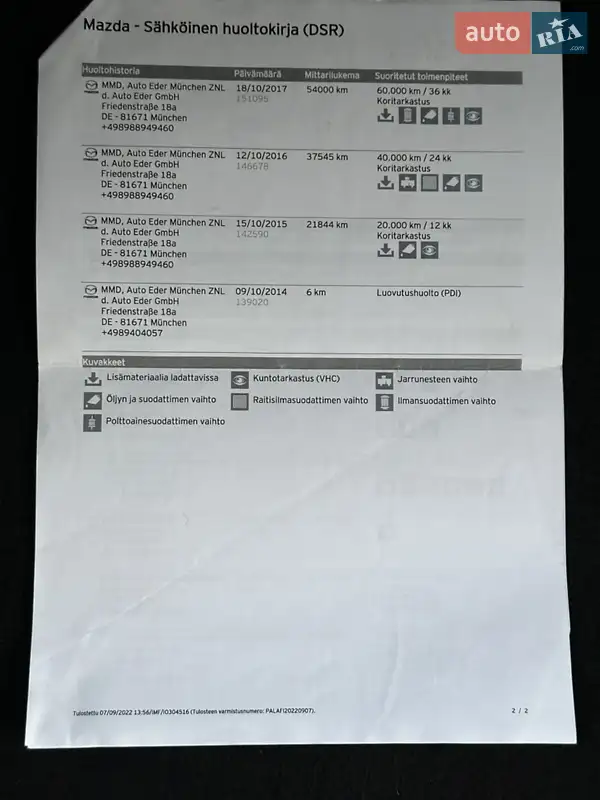 Внедорожник / Кроссовер Mazda CX-5 2014 в Ровно документ