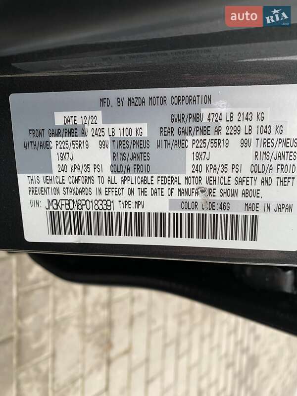 Позашляховик / Кросовер Mazda CX-5 2022 в Києві