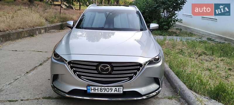 2017 Mazda CX-9, VIN JM3TCADY1H0135582:plate — фото 1 (autoria)